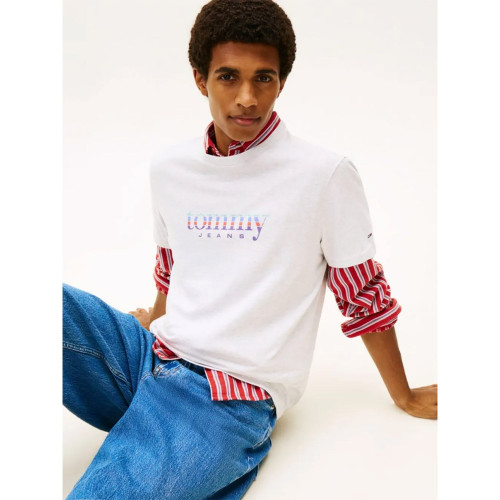 Tommy Hilfiger Ανδρική κοντομάνικη μπλούζα Logo Jersey Slim T-Shirt